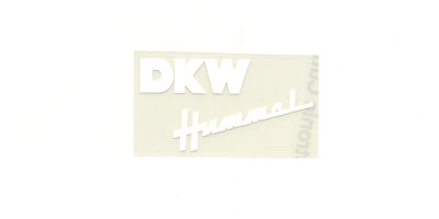 Abziehbild DKW Hummel für Rahmentank 