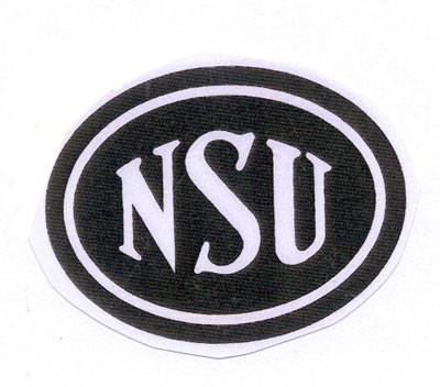 NSU: "NSU" oval 