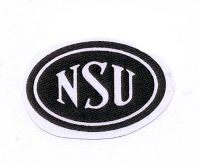 NSU: "NSU" oval 