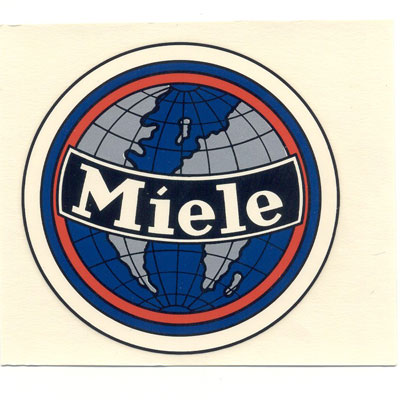 Miele: "Miele" mit Weltkugel 