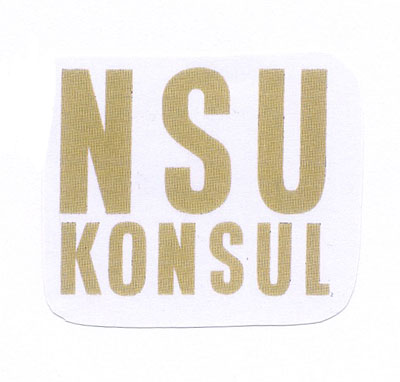 NSU: "NSU Konsul" 